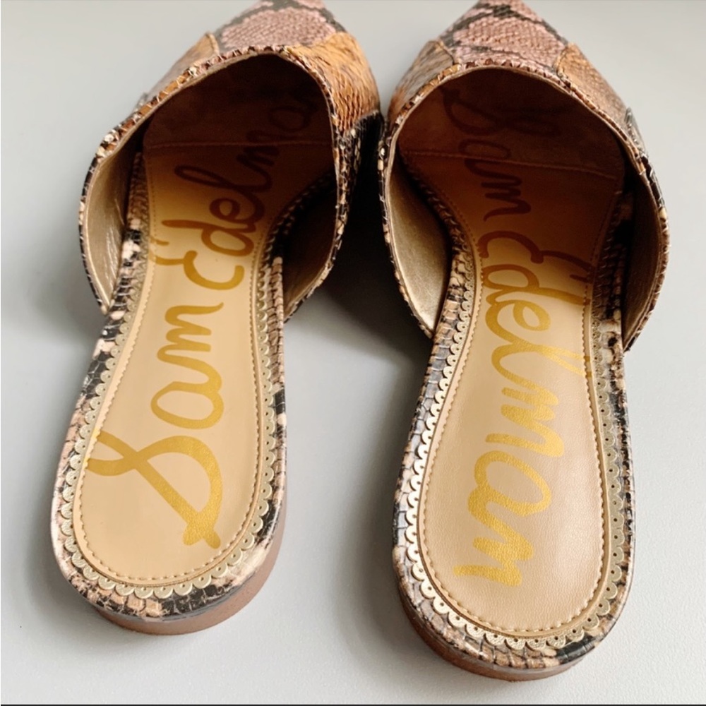 Sam Edelman Serena Snakeskin Slides - image 3